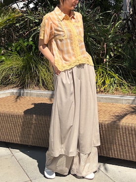 「AULA AILA（アウラアイラ）のアイテム」を使った、AULA AILAさん（レディース・165cm）の春コーディネート