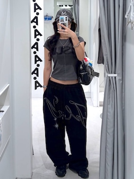 「MUCENT（ムセント）のアイテム」を使った、あいさん（レディース・159cm）の夏コーディネート