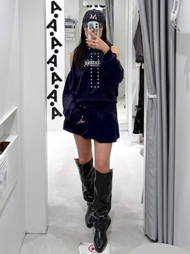 「3.3 Field Trip （3.3フィールドトリップ）のアイテム」を使った、あいさん（レディース・159cm）の春コーディネート