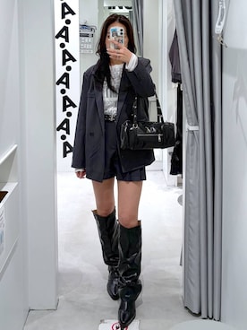 「3.3 Field Trip （3.3フィールドトリップ）のアイテム」を使った、あいさん（レディース・159cm）の冬コーディネート