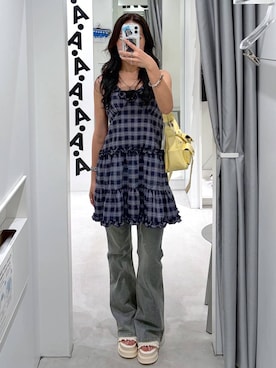 「3.3 Field Trip （3.3フィールドトリップ）のアイテム」を使った、あいさん（レディース・159cm）の夏コーディネート