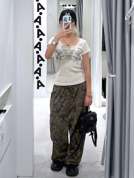 「MUCENT（ムセント）のアイテム」を使った、あいさん（レディース・159cm）の夏コーディネート