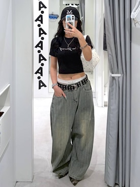 「MUCENT（ムセント）のアイテム」を使った、あいさん（レディース・159cm）の夏コーディネート