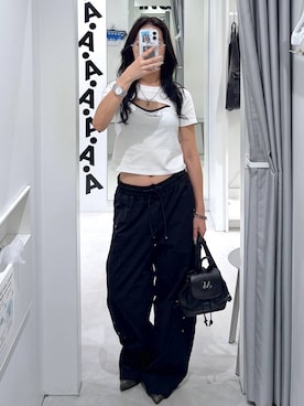 「MUCENT（ムセント）のアイテム」を使った、あいさん（レディース・159cm）の夏コーディネート