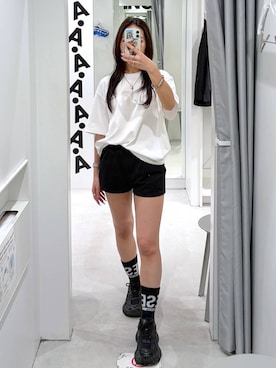 「3.3 Field Trip （3.3フィールドトリップ）のアイテム」を使った、あいさん（レディース・159cm）の春コーディネート