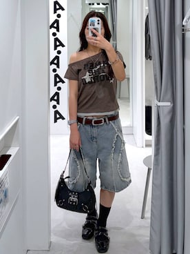 「AMESWORLDWIDE（アメスワールドワイド）のアイテム」を使った、あいさん（レディース・159cm）の春コーディネート
