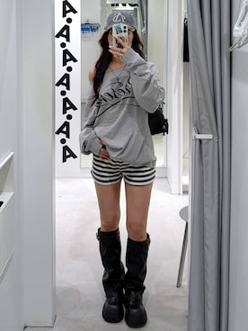 「MUCENT（ムセント）のアイテム」を使った、あいさん（レディース・159cm）の秋コーディネート