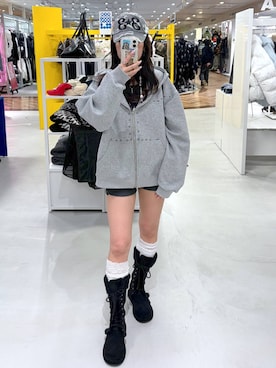 あいさん（レディース・159cm）の冬コーディネート