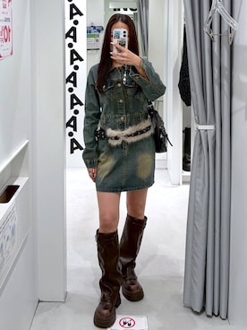 あいさん（レディース・159cm）の冬コーディネート