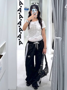 「MUCENT（ムセント）のアイテム」を使った、あいさん（レディース・159cm）の夏コーディネート