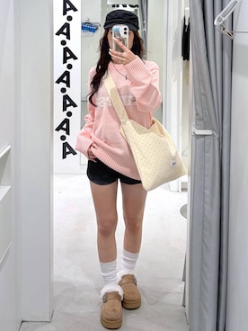 「AMESWORLDWIDE（アメスワールドワイド）のアイテム」を使った、あいさん（レディース・159cm）の秋コーディネート