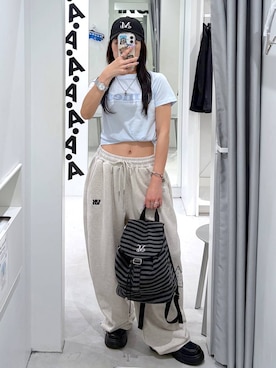 「ALAND（エーランド）のアイテム」を使った、あいさん（レディース・159cm）の春コーディネート