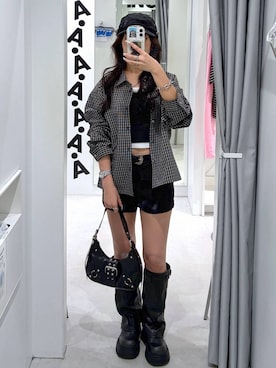 「3.3 Field Trip （3.3フィールドトリップ）のアイテム」を使った、あいさん（レディース・159cm）の夏コーディネート