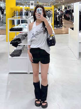 「Midnight Move（ミッドナイトムーブ）のアイテム」を使った、あいさん（レディース・159cm）の春コーディネート
