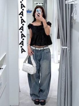 「MUCENT（ムセント）のアイテム」を使った、あいさん（レディース・159cm）の夏コーディネート