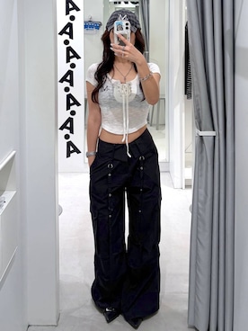 「MUCENT（ムセント）のアイテム」を使った、あいさん（レディース・159cm）の夏コーディネート