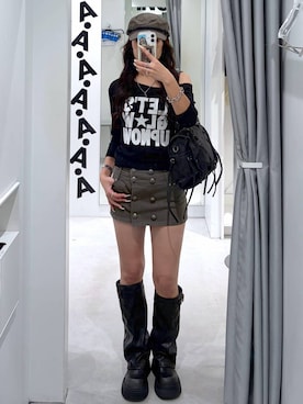 あいさん（レディース・159cm）の秋コーディネート