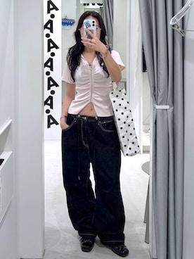 「MUCENT（ムセント）のアイテム」を使った、あいさん（レディース・159cm）の夏コーディネート