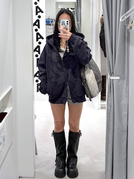 あいさん(レディース・159cm)の冬コーディネート