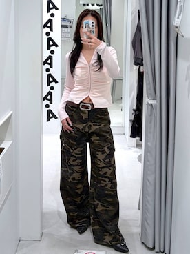 「3.3 Field Trip （3.3フィールドトリップ）のアイテム」を使った、あいさん（レディース・159cm）の春コーディネート