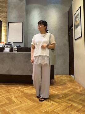 haruokhさん（レディース・156cm）の夏コーディネート
