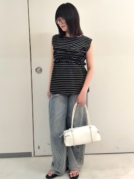 明美花✩︎⡱さん(レディース・163cm)の夏コーディネート