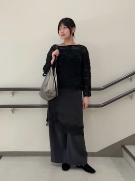 明美花✩︎⡱さん（レディース・163cm）の秋コーディネート