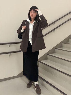 明美花✩︎⡱さん(レディース・163cm)の秋コーディネート