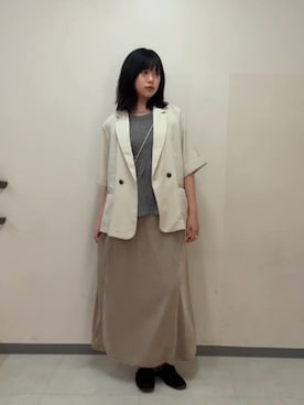 明美花✩︎⡱さん(レディース・163cm)の夏コーディネート