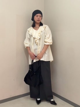 明美花✩︎⡱さん(レディース・163cm)の夏コーディネート