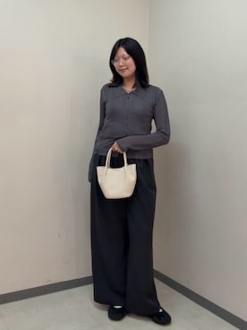 「NUEF （ヌエフ）のアイテム」を使った、明美花✩︎⡱さん（レディース・163cm）の夏コーディネート