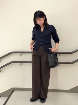明美花✩︎⡱さん(レディース・163cm)の秋コーディネート