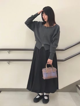 明美花✩︎⡱さん(レディース・163cm)の秋コーディネート