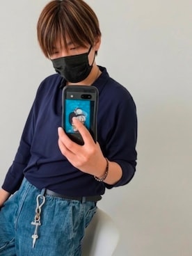 「BAYFLOW（ベイフロー）のアイテム（アクセサリー）」を使った、ryou30さん（メンズ・183cm）の春コーディネート
