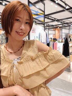 「アイテム（トートバッグ）」を使った、nishimura244さん（レディース・157cm・30代）の夏コーディネート
