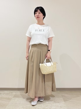 「grove（グローブ）のアイテム」を使った、マリコさん（レディース・159cm）の夏コーディネート