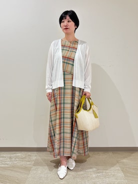 「grove（グローブ）のアイテム」を使った、マリコさん（レディース・159cm）の夏コーディネート