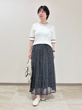 「grove（グローブ）のアイテム」を使った、マリコさん（レディース・159cm）の春コーディネート
