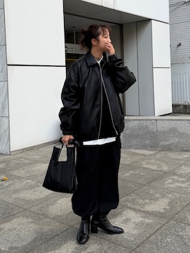 「tk.TAKEO KIKUCHI（ティーケータケオキクチ）のアイテム（ジャケット/アウター）」を使った、yukktsumiさん（レディース・162cm）の秋コーディネート