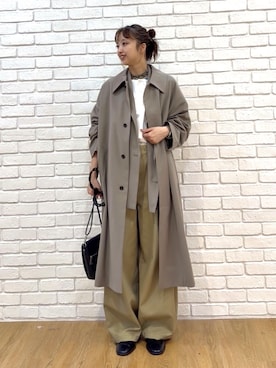 「tk.TAKEO KIKUCHI（ティーケータケオキクチ）のアイテム（ジャケット/アウター）」を使った、yukktsumiさん（レディース・162cm）の秋コーディネート