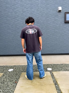 「Lee（リー）のアイテム（パンツ）」を使った、ankomanjuさん（メンズ・164cm）の春コーディネート