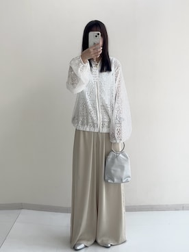 「nissen（ニッセン）のアイテム」を使った、ﾁｮさん（レディース・156cm）の春コーディネート