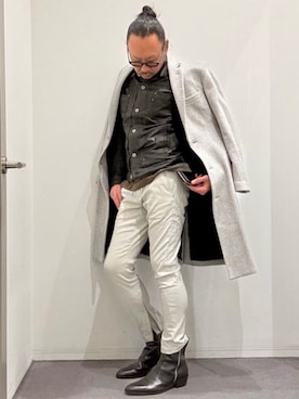 「5351 POUR LES HOMMES（ゴーサンゴーイチプールオム）のアイテム（ジャケット/アウター）」を使った、@oki   -5351 style-さん（メンズ・178cm）の秋コーディネート