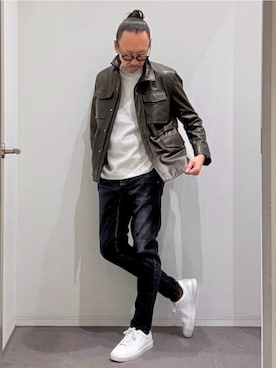 「M65」｜@oki   -5351 style-さん（メンズ・178cm）の春コーディネート