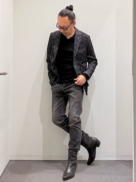 「5351 POUR LES HOMMES（ゴーサンゴーイチプールオム）のアイテム（パンツ）」を使った、@oki   -5351 style-さん（メンズ・178cm）の秋コーディネート