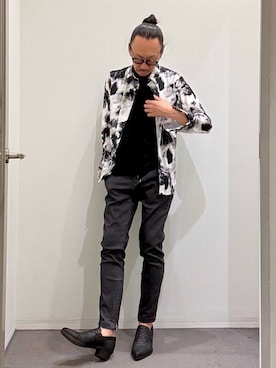 「5351 POUR LES HOMMES（ゴーサンゴーイチプールオム）のアイテム（シューズ）」を使った、@oki   -5351 style-さん（メンズ・178cm）の春コーディネート
