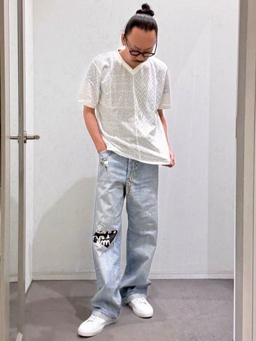 5351POUR LES HOMMES / 5351プール・オム パッチワーク PUレザー V 
