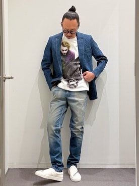 「Lee（リー）のアイテム（パンツ）」を使った、@oki   -5351 style-さん（メンズ・178cm）の春コーディネート