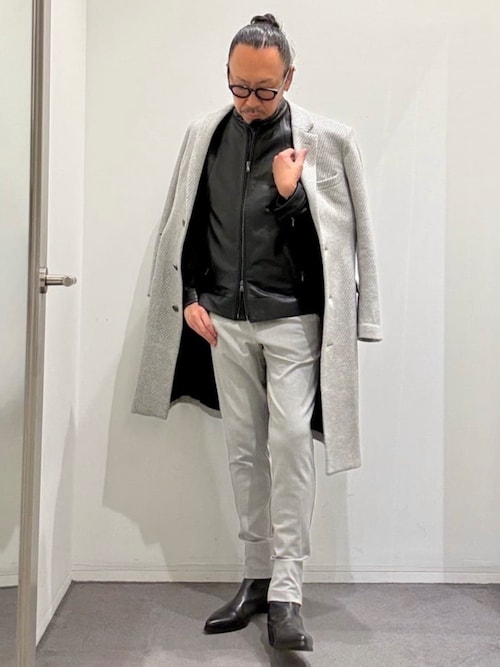 5351 POUR LES HOMMES ブルゾン アウター レザー シングル ライダース