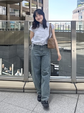 「FREE'S MART（フリーズマート）のアイテム」を使った、mashiroさん（レディース・159cm）の春コーディネート